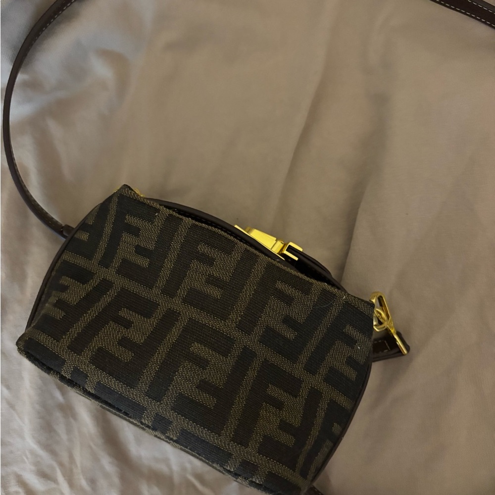 Fendi brown and Black Crossbody Bag